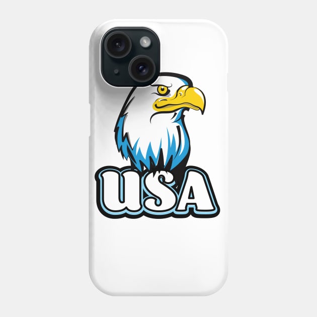 USA Bald Eagle Phone Case by nickemporium1