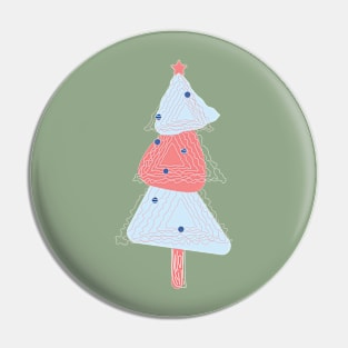 Popsicle Christmas Tree Pin