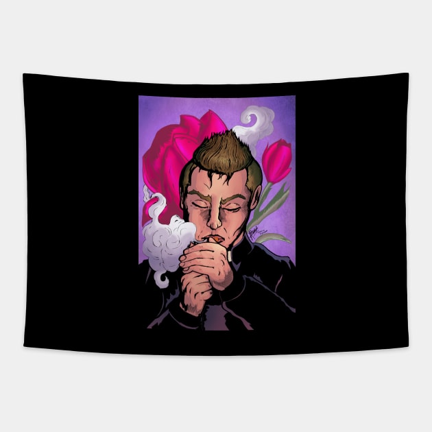 Preacher art pin up Tapestry by AshRose-Nova