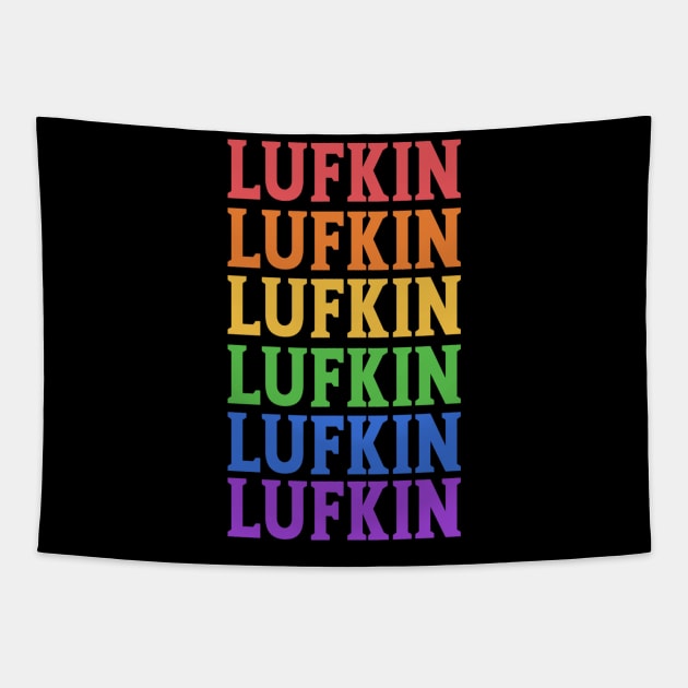 LUFKIN XMAS PARADISE Tapestry by OlkiaArt