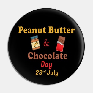 Peanut Butter and Chocolate day 23rd july Pin