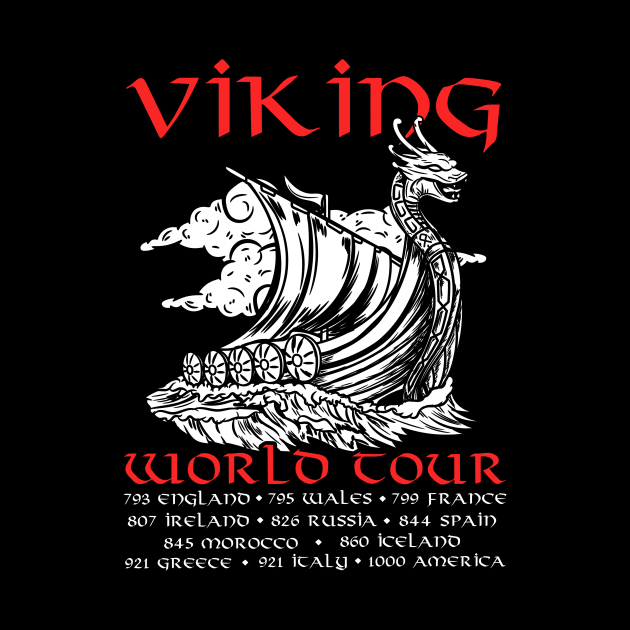 Viking World Tour T-Shirt by biNutz