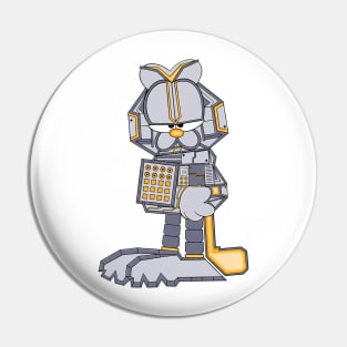 mecha cyborg Garfield artwork Pin