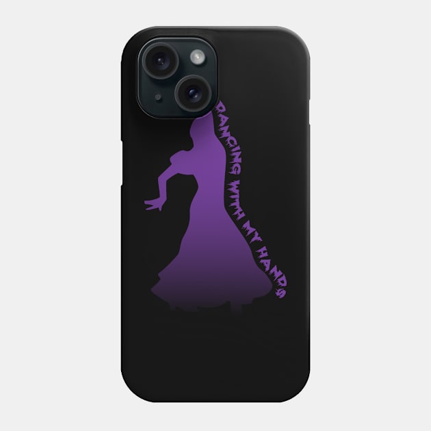 Goth Girl Dancing With My Hands Phone Case by K0tK0tu