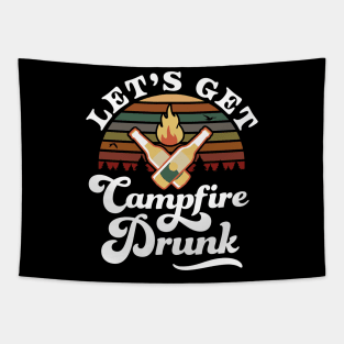 Let's Get Campfire Drunk Tapestry