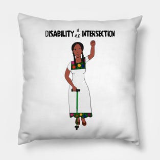 Disability Is An Intersection Cane Pillow