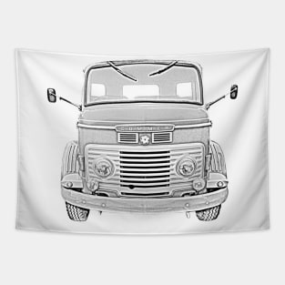 Commer 1950s classic heavy lorry Tapestry