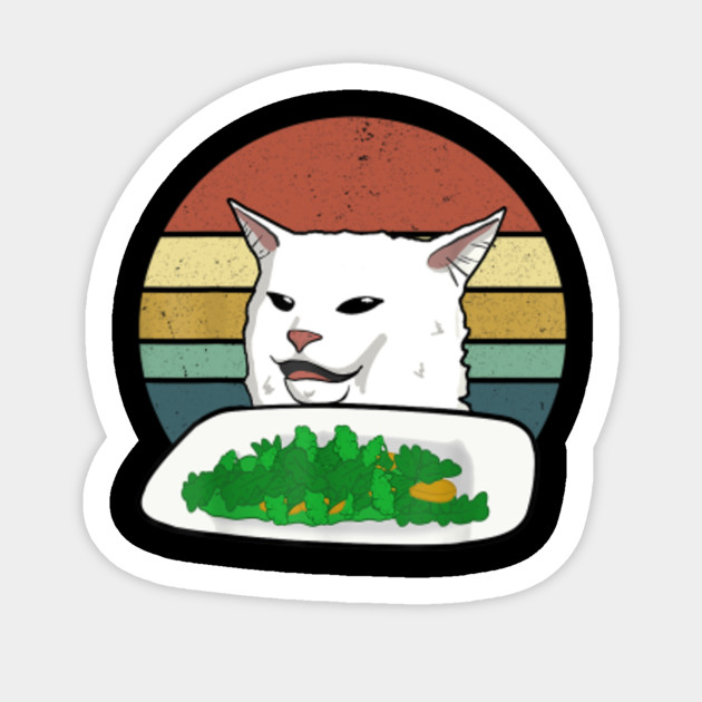 Angry Woman Yelling At White Cat Meme Angry Woman Yelling At