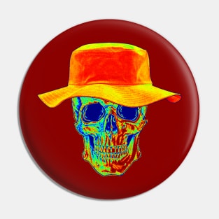 Heat Combustion Skull Pin