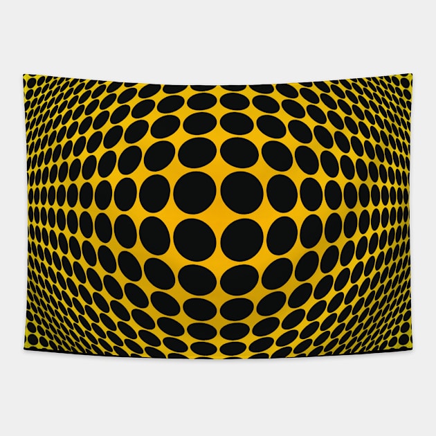 Homage to Vasarely Tapestry by MichaelaGrove