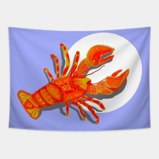 Blonde Lobster Friend Tapestry