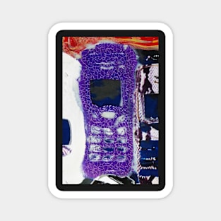 Recycled Mobile Phone cases - PURPLE Magnet