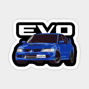 Evo 8 Blue By You Magnet