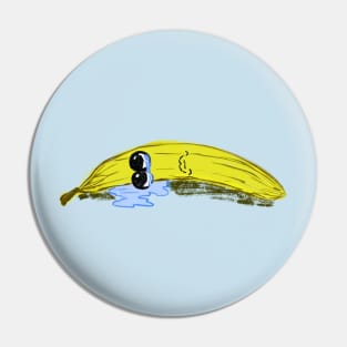 Lonely Crying Banana Lying Down You Hurt My Peelings Pin