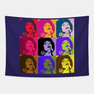 Angela Davis - Superstar Swirl Tapestry