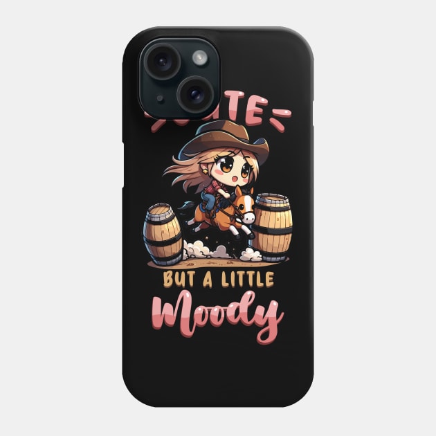 Cute But A Little Moody I Equestrian Pony Horse Fan Phone Case by biNutz