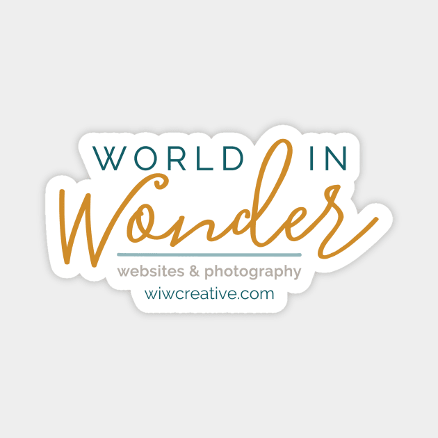WIW Magnet and Sticker w/ URL Magnet by World in Wonder