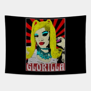 Glorilla Pop Art Style Tapestry