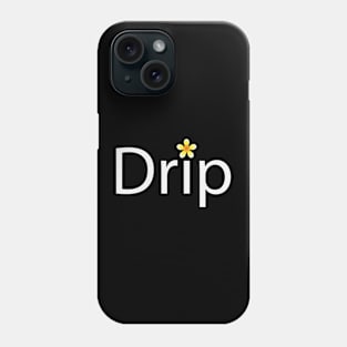 Drip typography design Phone Case