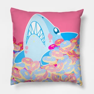 Sharks and Donuts Pillow