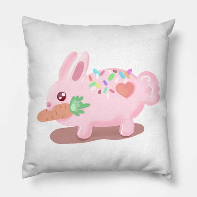 Sprinkle Bun Bun Pillow by Juame