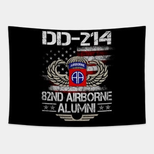 DD-214 US Army 82nd AIRBORNE Alumni Tapestry