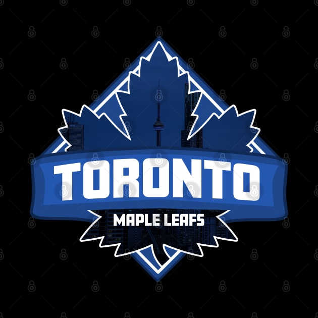 Toronto Maple Leafs by Pink Umbrella