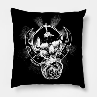 Skull Design, Karma fucks everyone Pillow