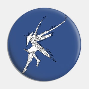 The Humming Samurai Pin