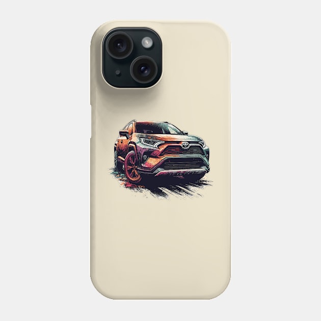 Toyota RAV4 Phone Case by Vehicles-Art