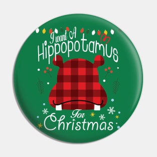 I Want A Hippopotamus For Christmas kid xmas costume 2023 Pin