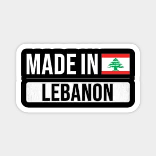 Made In Lebanon - Gift for Lebanese With Roots From Lebanon Magnet