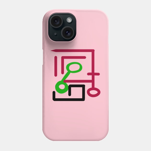 line abstrack Phone Case by zaynizarxz