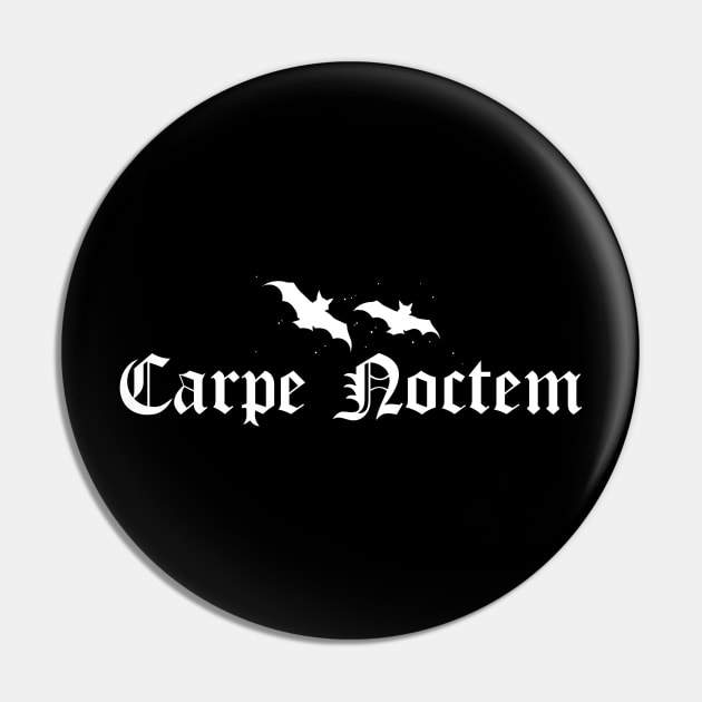 Carpe Noctem Pin by btcillustration