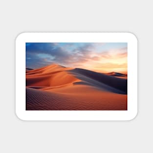 Desert Sand Land Serene Landscape Magnet