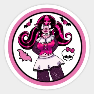 Monster High Draculaura Sticker for Sale by BreannaRobin