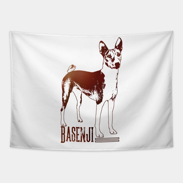 Basenji Tapestry by Nartissima