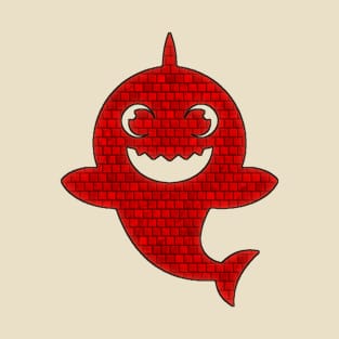 Shark cute wall T-Shirt