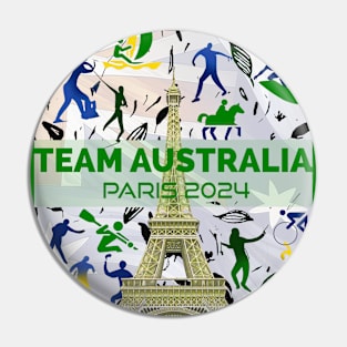 Team Australia - Paris 2024 Pin