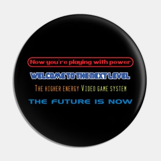 16-Bit Slogans Pin