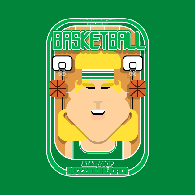 Basketball Green - Alleyoop Buzzerbeater - Hazel version by Boxedspapercrafts