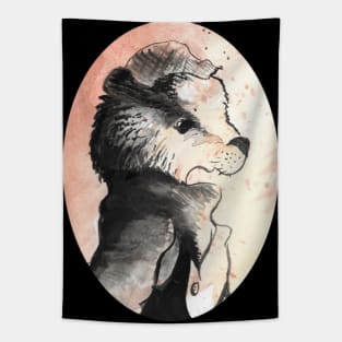 19th century badger -  fantasy inspired art and designs Tapestry