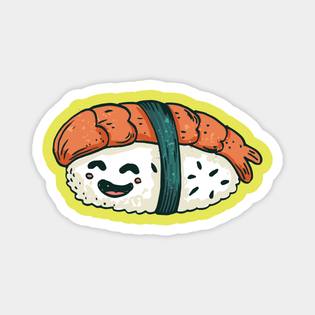 Kawaii Sushi #5 Magnet by SWON Design