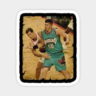 Big Country Posting Up Dr. Crash 'Bryant Reeves' Magnet