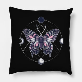 Demigirl Butterfly Pillow