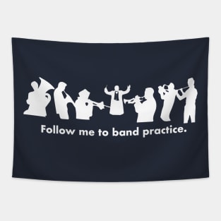 Follow me to band practice. Tapestry