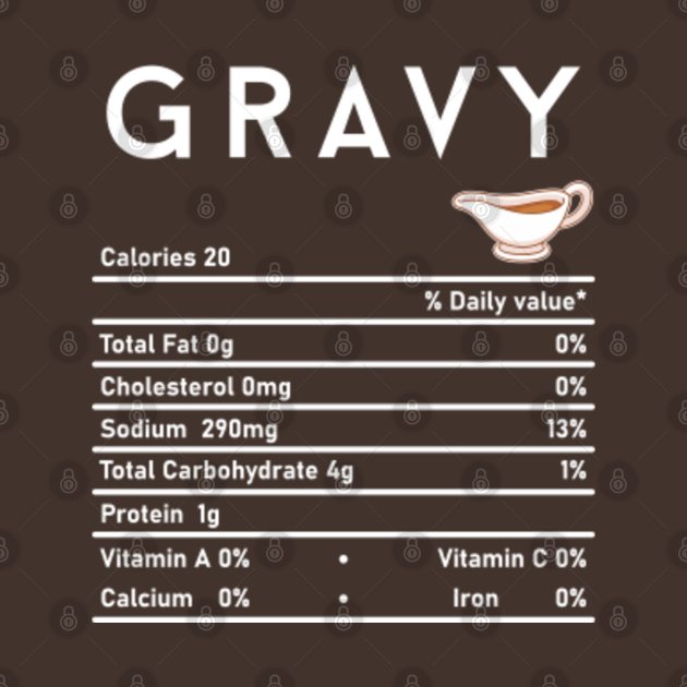 gravy nutrition Gravy Nutrition TShirt TeePublic