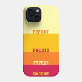 Summer Sunset - Hex Colors Phone Case