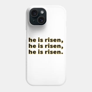 He Is Risen Cool Inspirational Christian Phone Case