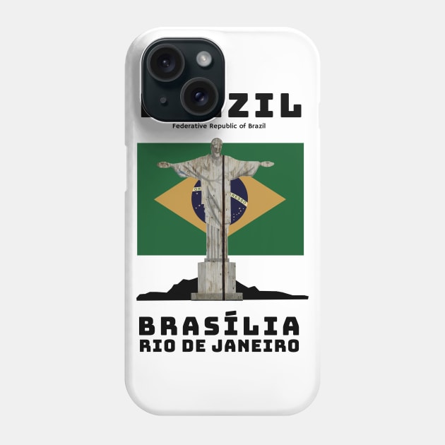 make a journey to Brazil Phone Case by KewaleeTee